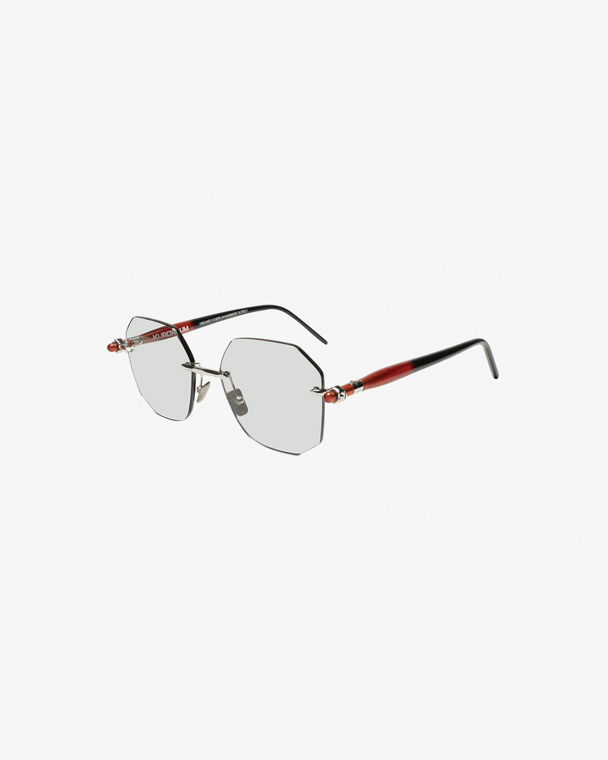KUBORAUM P57 KUS1196 / SILVER BURGUNDY BLACK