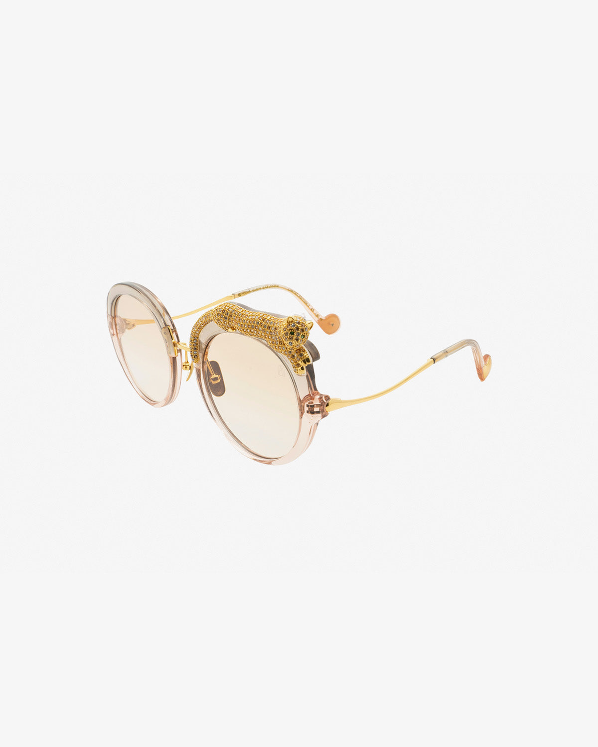ANNA KARIN KARLSSON ROSE ET LA ROUE CRYSTAL / TOBACCO