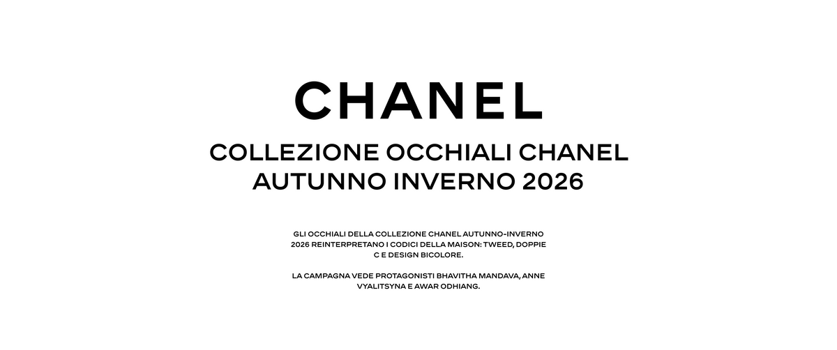 Scopri la Collezione SS26 di CHANEL all'interno delle Boutique Le Lunetier Milano
